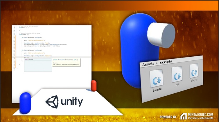 Curso Profissional de desenvolvimento de jogos com Unity. Aprenda a criar e  programar jogos 2D e 3D