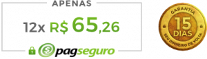 Pagamento Apenas 12x de R$ 65,26